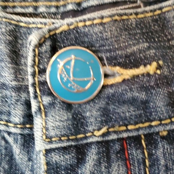 COOGI Style Embroidered Straight Leg Jeans W38 L32 - Picture 9 of 10